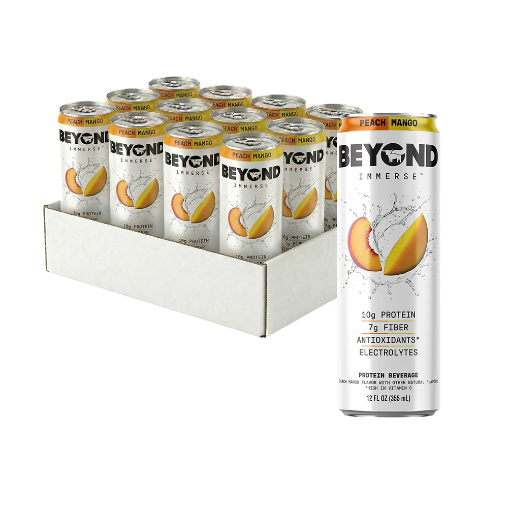 BEYOND KITCHEN | BEYOND IMMERSE PEACH MANGO 12 PACK - 10g Protein