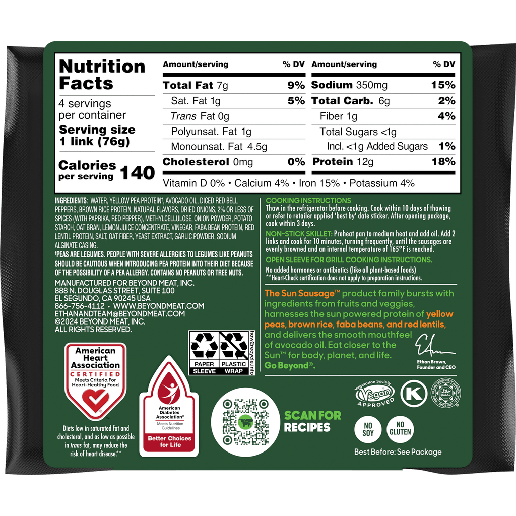 Sun Sausage & Ground Faba Pack