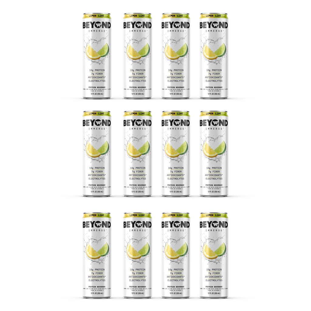 BEYOND IMMERSE LEMON LIME 12 PACK - 10g Protein