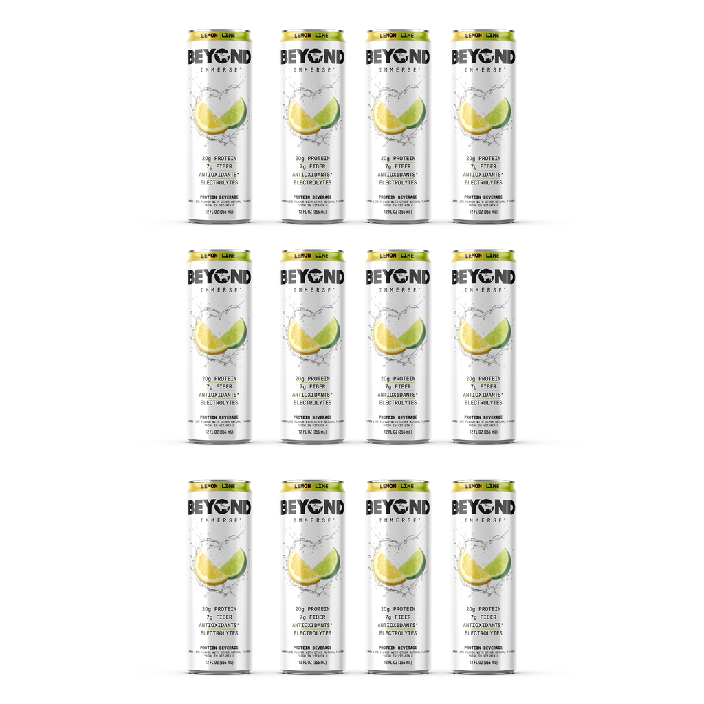 BEYOND IMMERSE LEMON LIME 12 PACK - 20g Protein