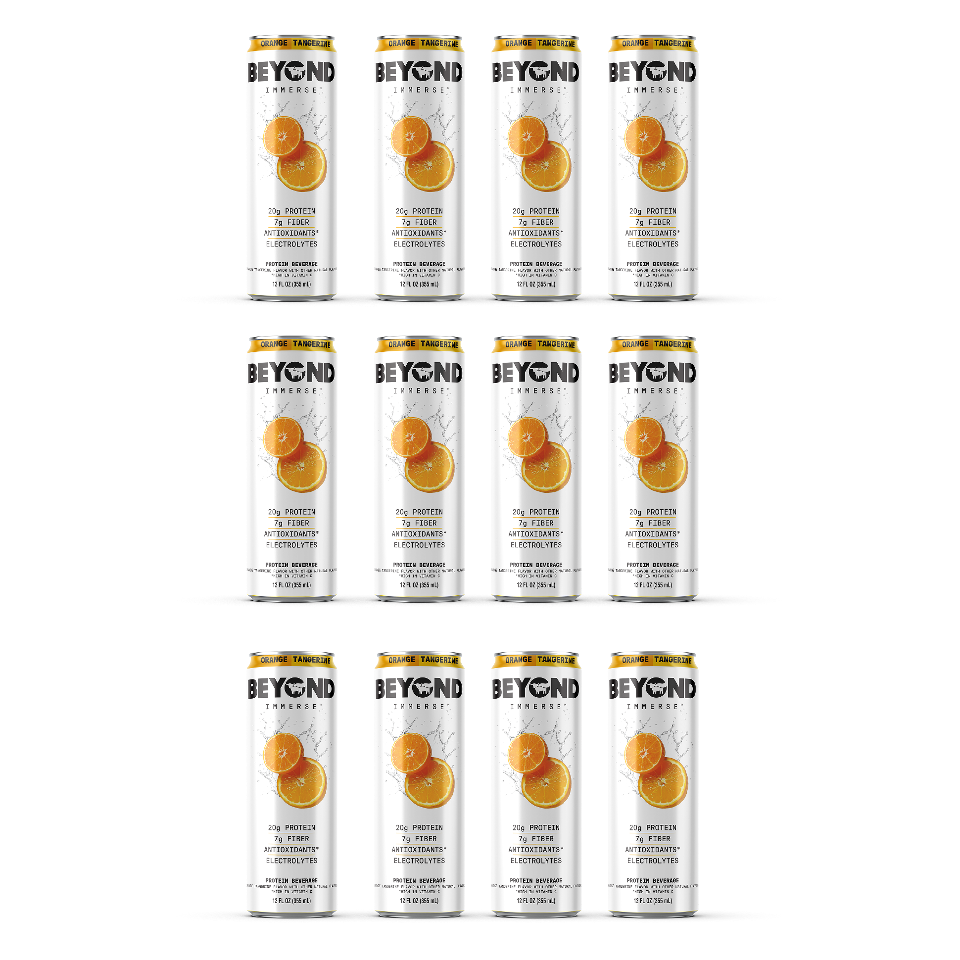 BEYOND IMMERSE ORANGE TANGERINE 12 PACK - 20g Protein