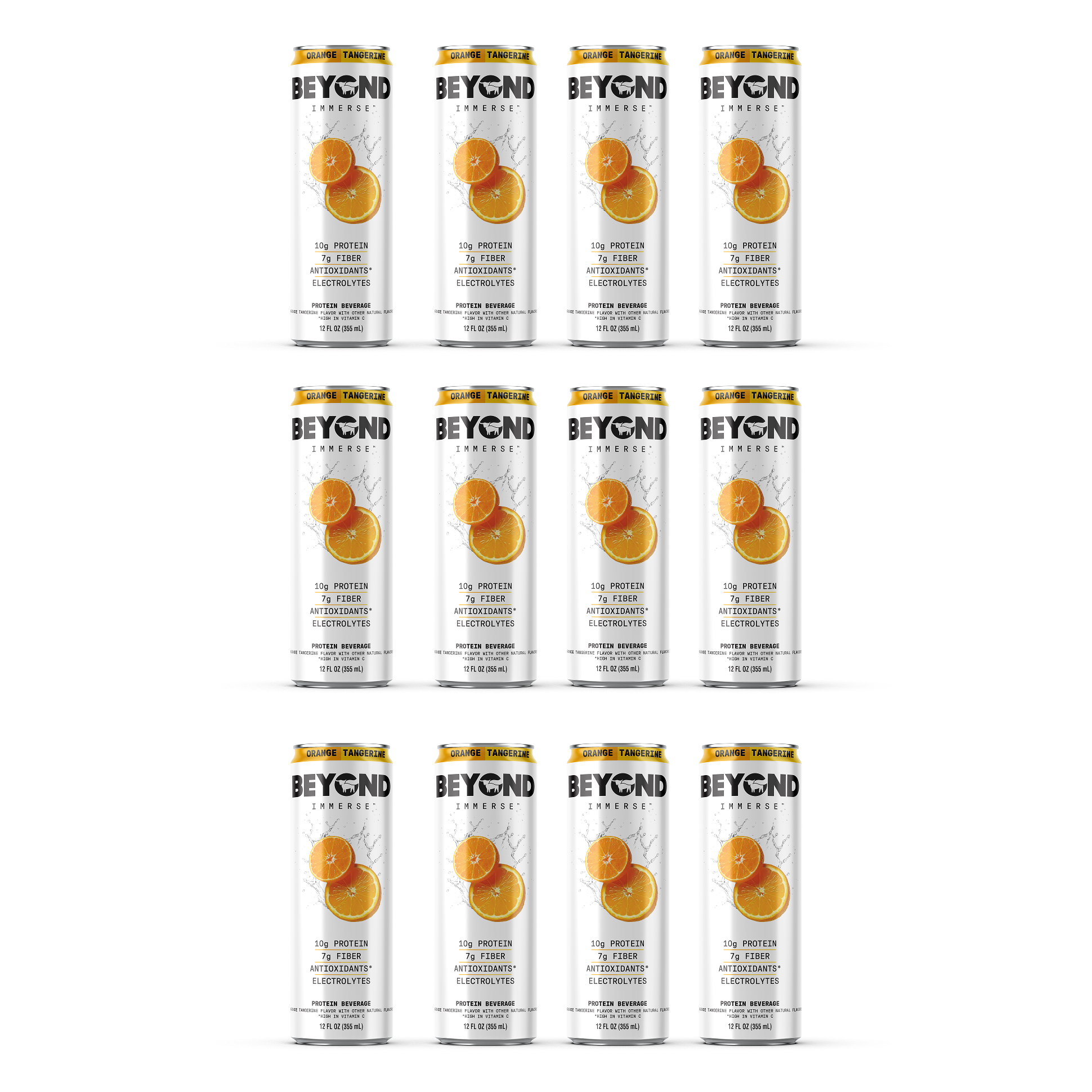 BEYOND IMMERSE ORANGE TANGERINE 12 PACK - 10g Protein