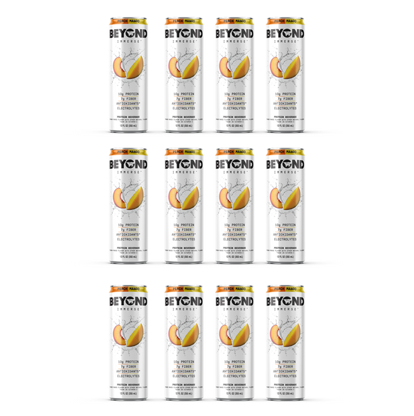 BEYOND KITCHEN | BEYOND IMMERSE PEACH MANGO 12 PACK - 10g Protein