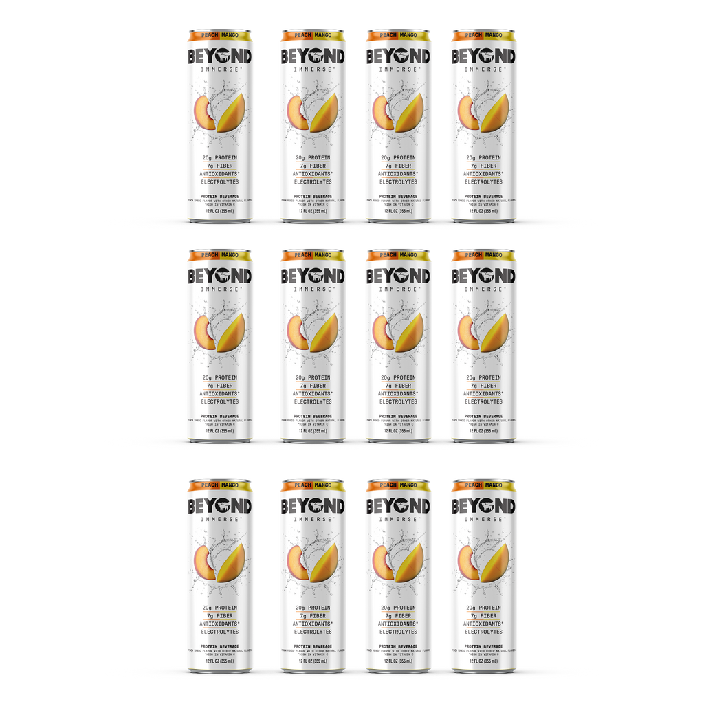 BEYOND IMMERSE PEACH MANGO 12 PACK - 20g Protein