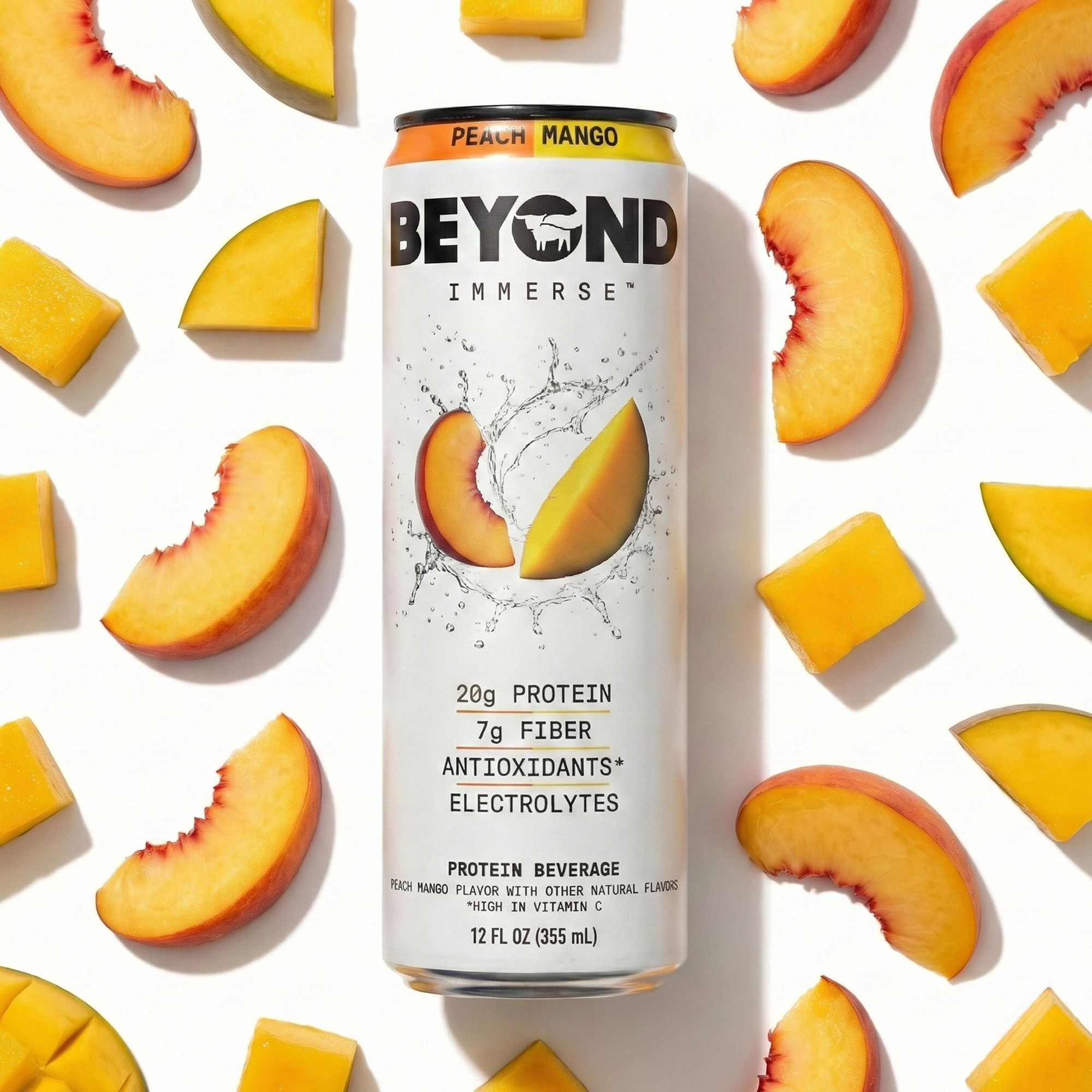 BEYOND IMMERSE PEACH MANGO 12 PACK - 20g Protein
