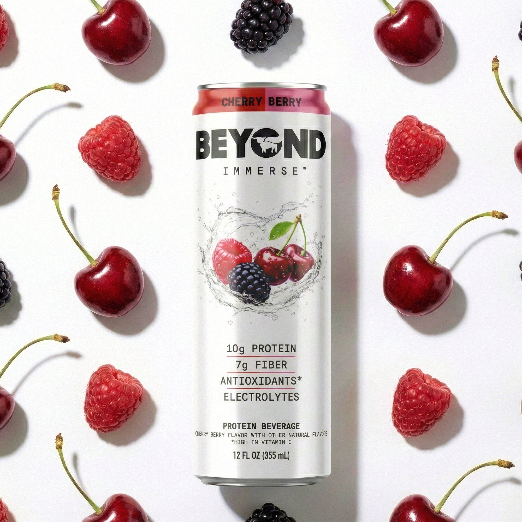 BEYOND IMMERSE CHERRY BERRY, CUCUMBER GRAPEFRUIT, PIÑA COLADA, STRAWBERRY LEMONADE VARIETY 12 PACK - 10g Protein