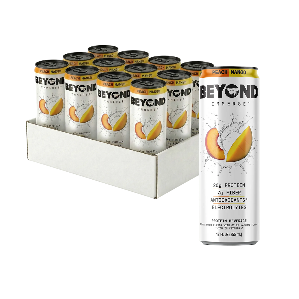 BEYOND KITCHEN | BEYOND IMMERSE PEACH MANGO 12 PACK - 20g Protein