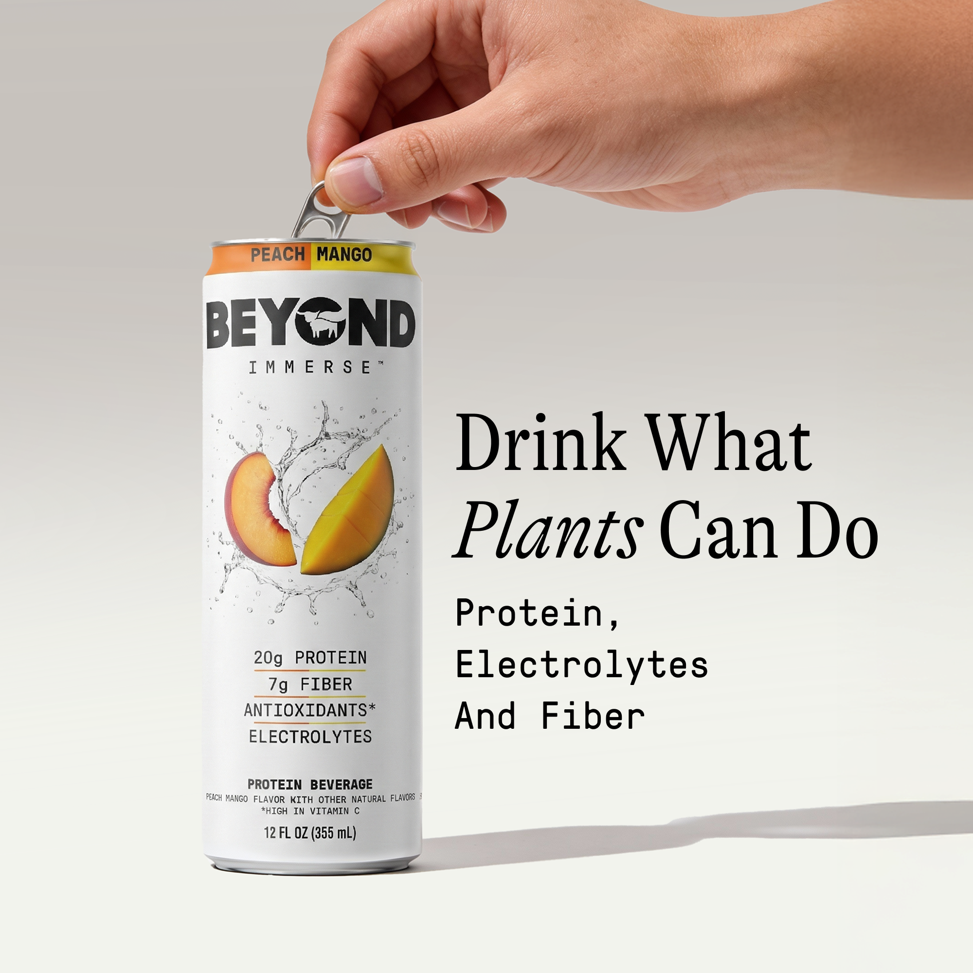 BEYOND IMMERSE PEACH MANGO 12 PACK - 20g Protein