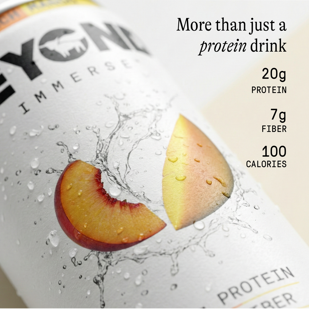 BEYOND IMMERSE PEACH MANGO 12 PACK - 20g Protein